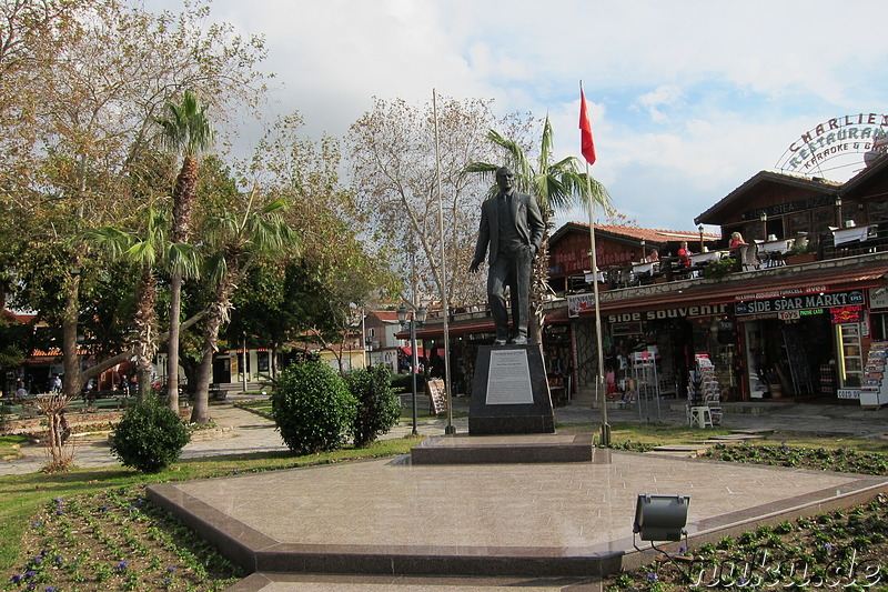 Die Stadt Side in der Türkei