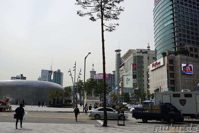 Dongdaemun History & Culture Park (동대문문화역사공원) in Seoul, Korea