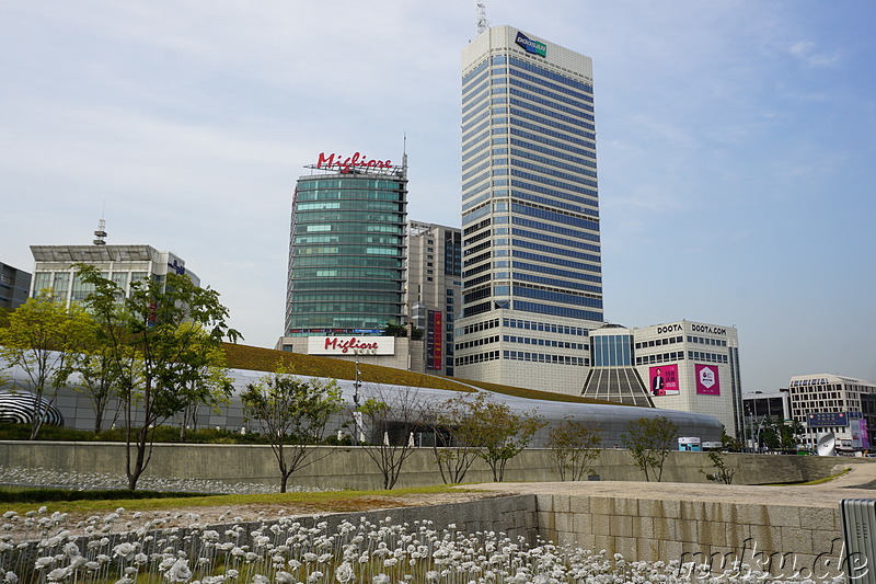 Dongdaemun History & Culture Park (동대문문화역사공원) in Seoul, Korea