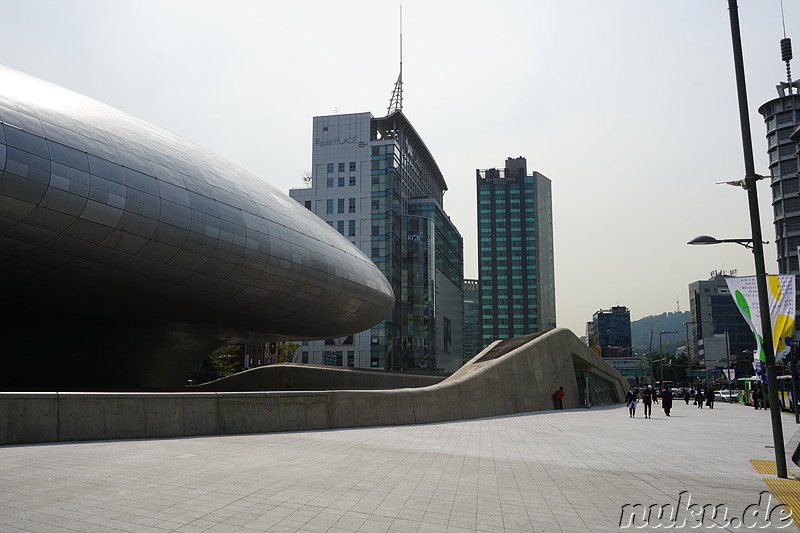 Dongdaemun History & Culture Park (동대문문화역사공원) in Seoul, Korea