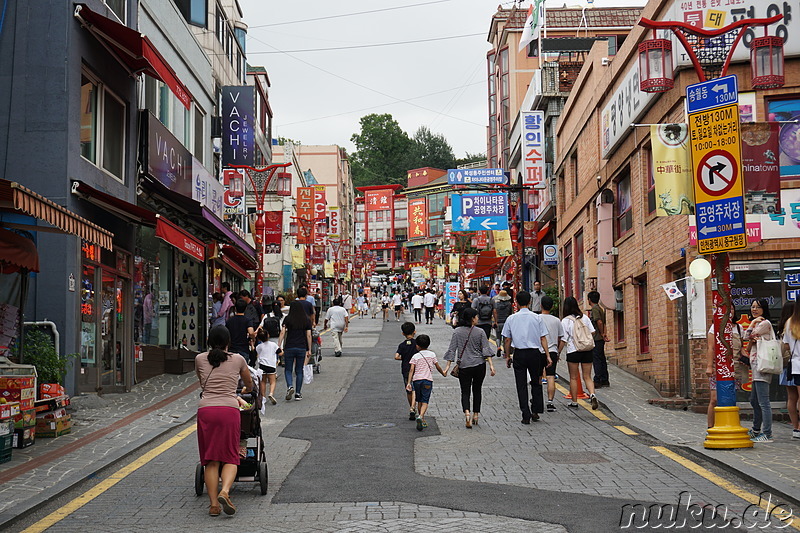 Eindrücke aus Chinatown in Incheon, Korea