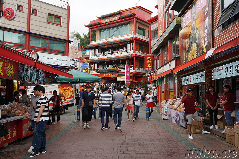 Eindrücke aus Chinatown in Incheon, Korea