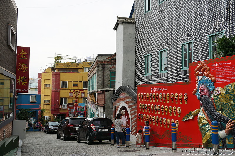 Eindrücke aus Chinatown in Incheon, Korea