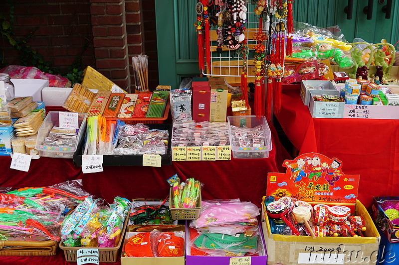 Eindrücke aus Chinatown in Incheon, Korea