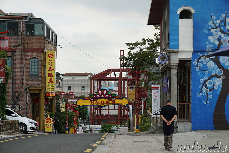 Eindrücke aus Chinatown in Incheon, Korea