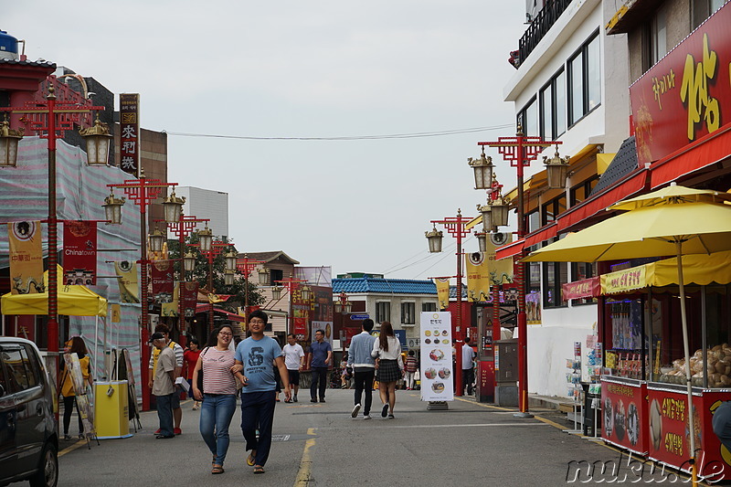 Eindrücke aus Chinatown in Incheon, Korea