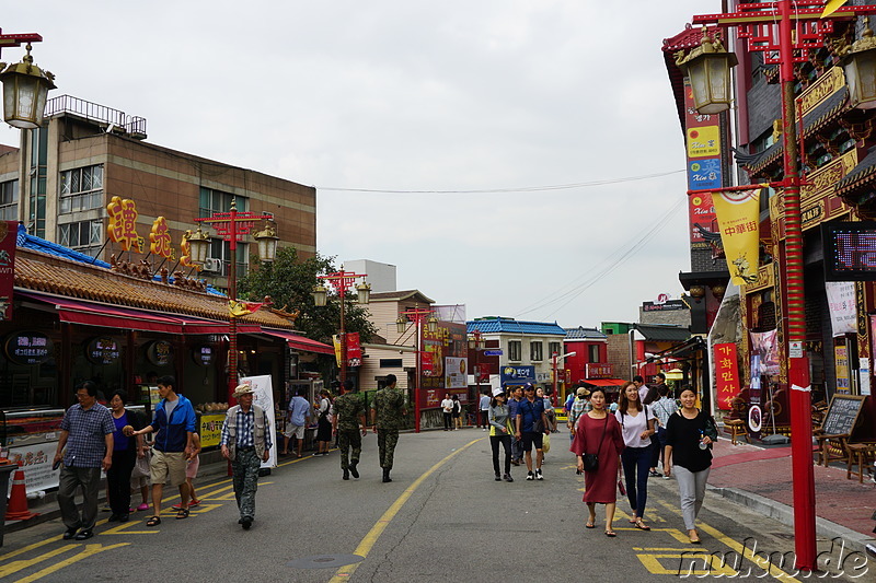 Eindrücke aus Chinatown in Incheon, Korea