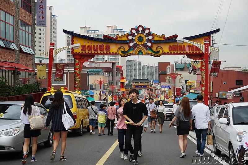 Eindrücke aus Chinatown in Incheon, Korea