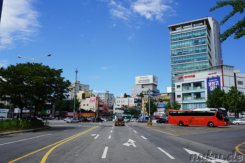 Eindrücke aus dem Stadtteil Bupyeong von Incheon, Korea