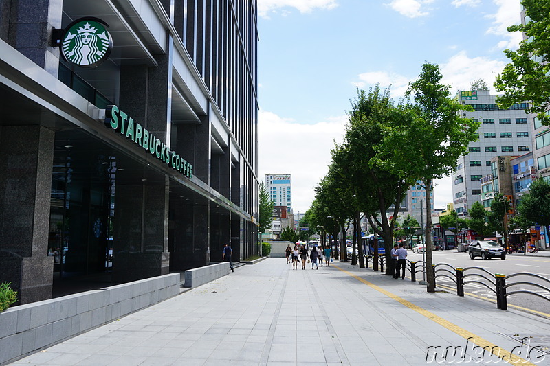 Eindrücke aus dem Stadtteil Bupyeong von Incheon, Korea