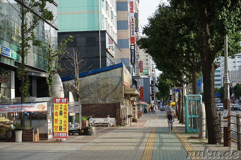 Eindrücke aus dem Stadtteil Bupyeong von Incheon, Korea