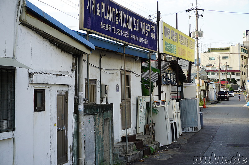 Eindrücke aus dem Stadtteil Bupyeong von Incheon, Korea