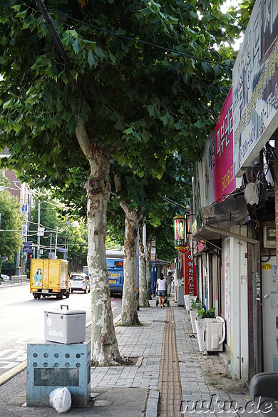 Eindrücke aus dem Stadtteil Bupyeong von Incheon, Korea