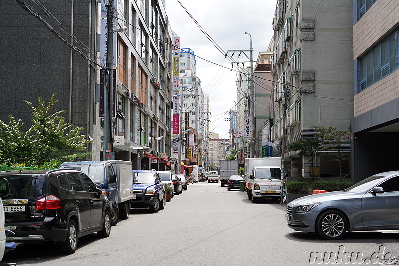 Eindrücke aus dem Stadtteil Bupyeong von Incheon, Korea