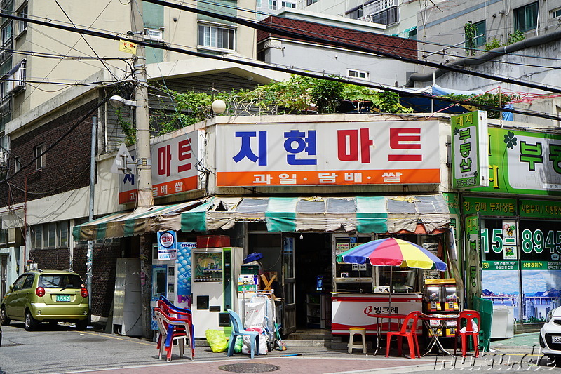 Eindrücke aus dem Stadtteil Bupyeong von Incheon, Korea