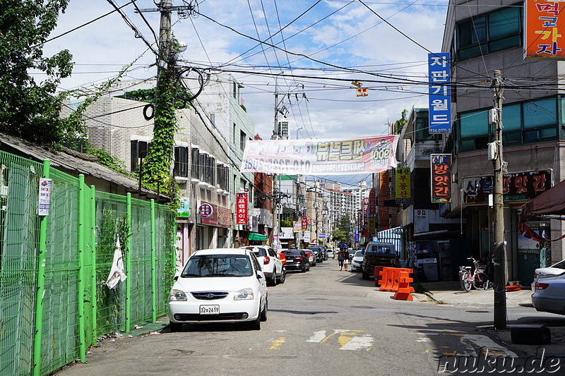 Eindrücke aus dem Stadtteil Bupyeong von Incheon, Korea