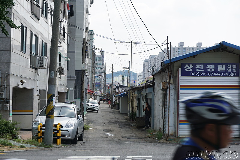 Eindrücke aus dem Stadtteil Bupyeong von Incheon, Korea