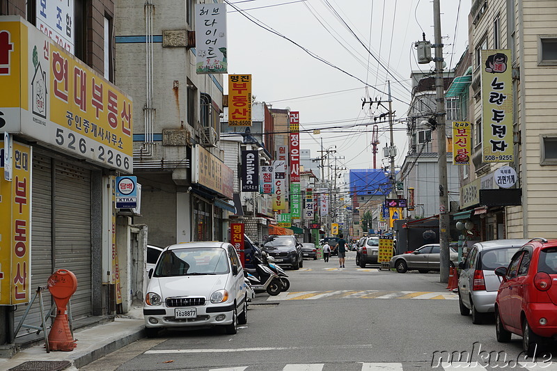 Eindrücke aus dem Stadtteil Bupyeong von Incheon, Korea