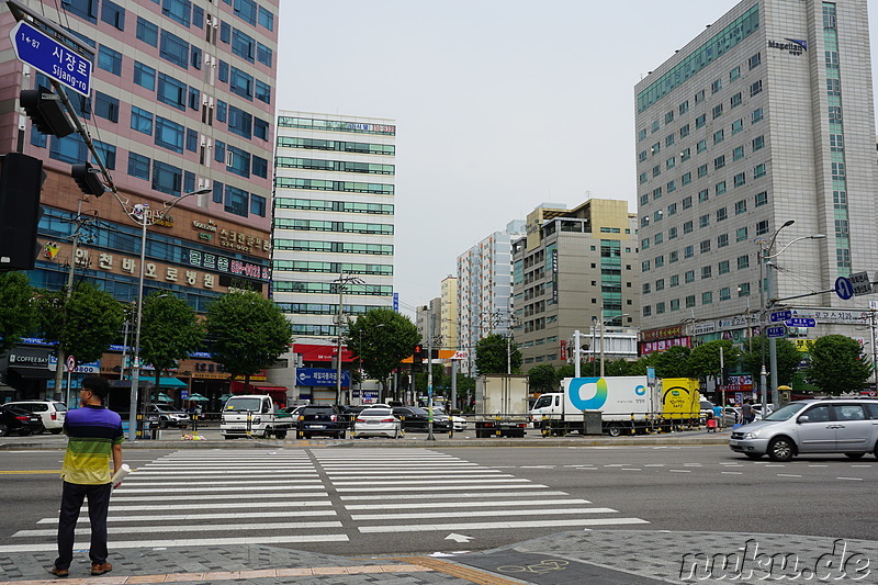 Eindrücke aus dem Stadtteil Bupyeong von Incheon, Korea