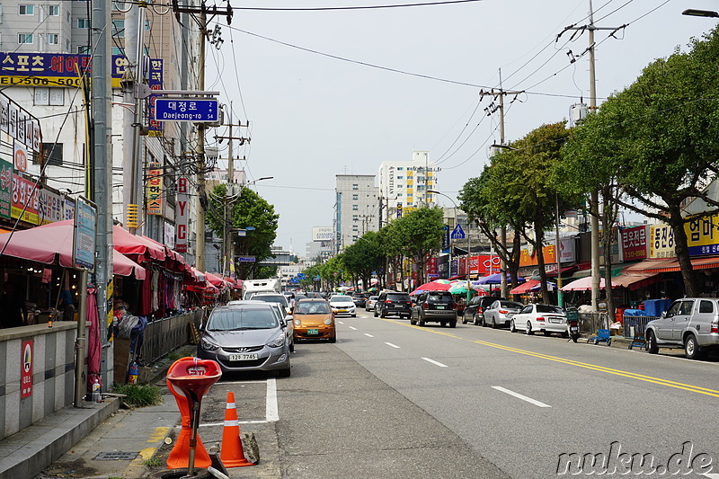 Eindrücke aus dem Stadtteil Bupyeong von Incheon, Korea