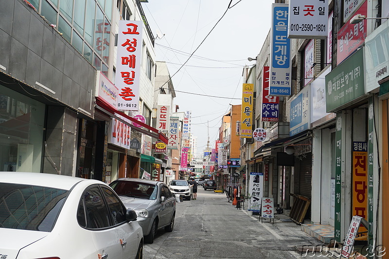 Eindrücke aus dem Stadtteil Bupyeong von Incheon, Korea