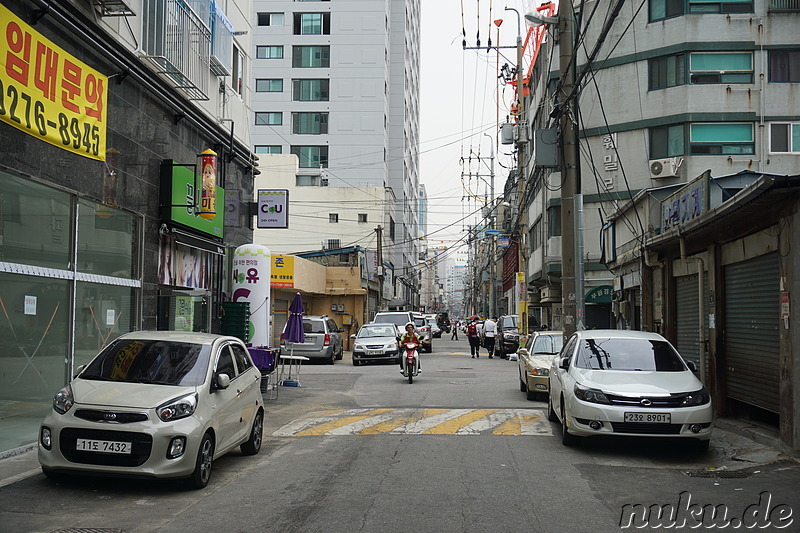 Eindrücke aus dem Stadtteil Bupyeong von Incheon, Korea