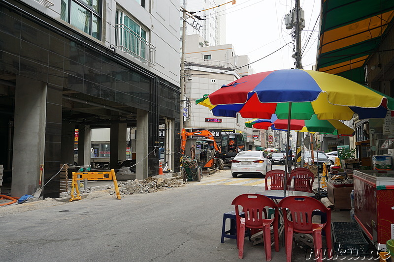 Eindrücke aus dem Stadtteil Bupyeong von Incheon, Korea