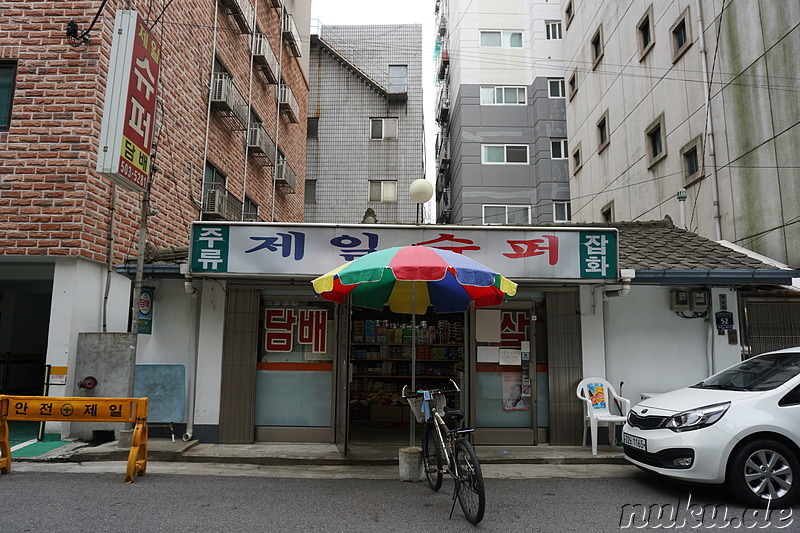 Eindrücke aus dem Stadtteil Bupyeong von Incheon, Korea