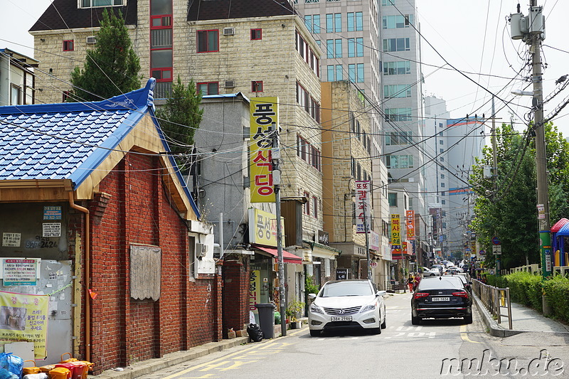 Eindrücke aus dem Stadtteil Bupyeong von Incheon, Korea