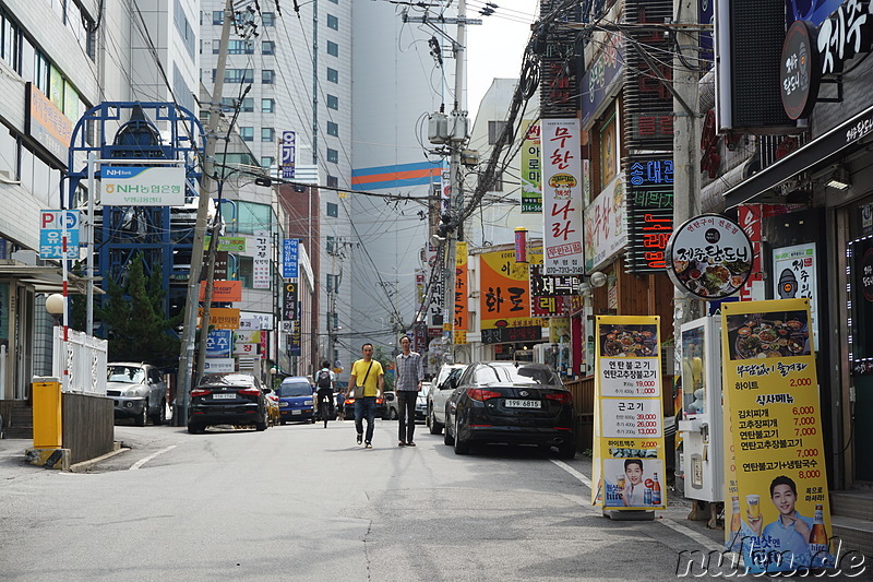 Eindrücke aus dem Stadtteil Bupyeong von Incheon, Korea