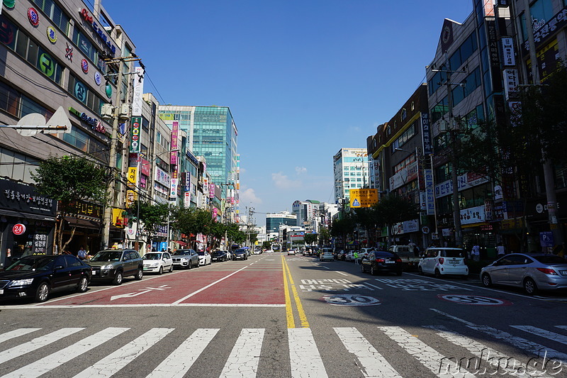 Eindrücke aus dem Stadtteil Bupyeong von Incheon, Korea