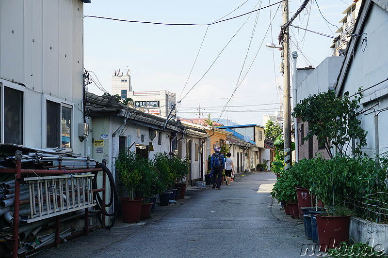 Eindrücke aus dem Stadtteil Bupyeong von Incheon, Korea