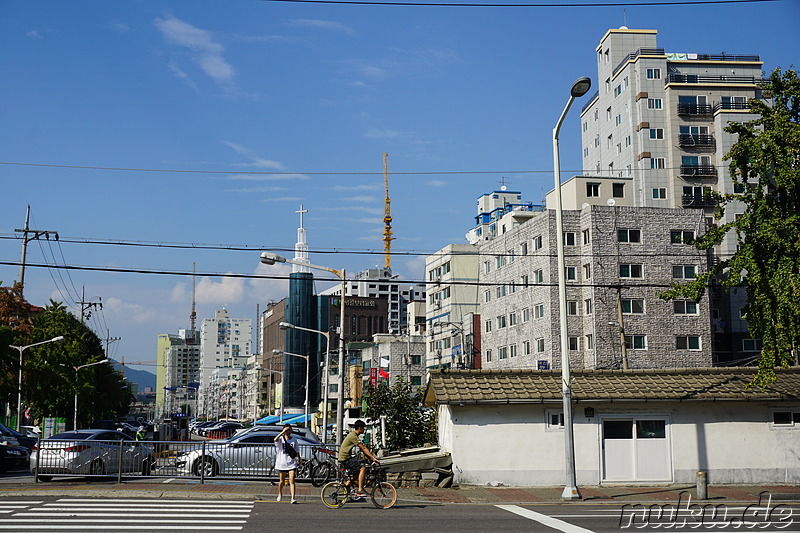 Eindrücke aus dem Stadtteil Bupyeong von Incheon, Korea