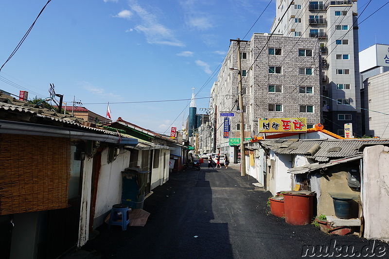 Eindrücke aus dem Stadtteil Bupyeong von Incheon, Korea