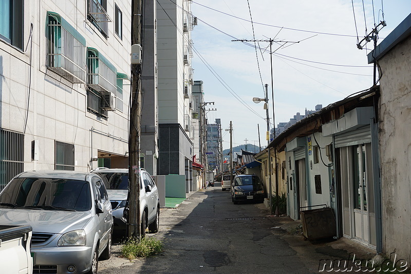 Eindrücke aus dem Stadtteil Bupyeong von Incheon, Korea