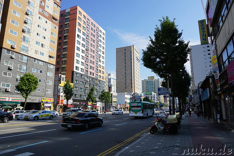 Eindrücke aus dem Stadtteil Bupyeong von Incheon, Korea