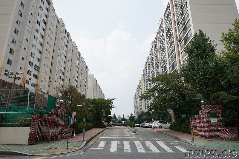 Eindrücke aus dem Stadtteil Bupyeong von Incheon, Korea