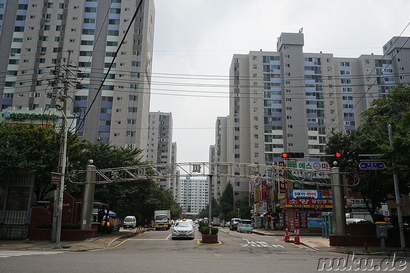 Eindrücke aus dem Stadtteil Bupyeong von Incheon, Korea