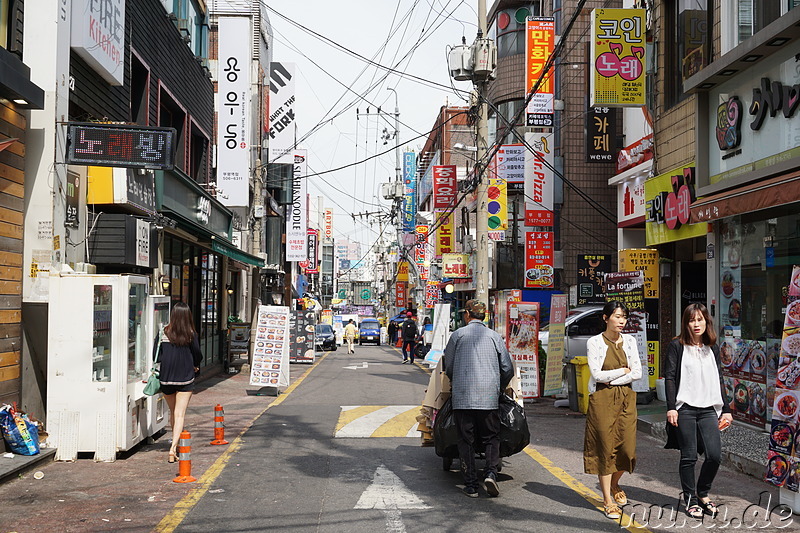 Eindrücke aus dem Stadtteil Bupyeong von Incheon, Korea