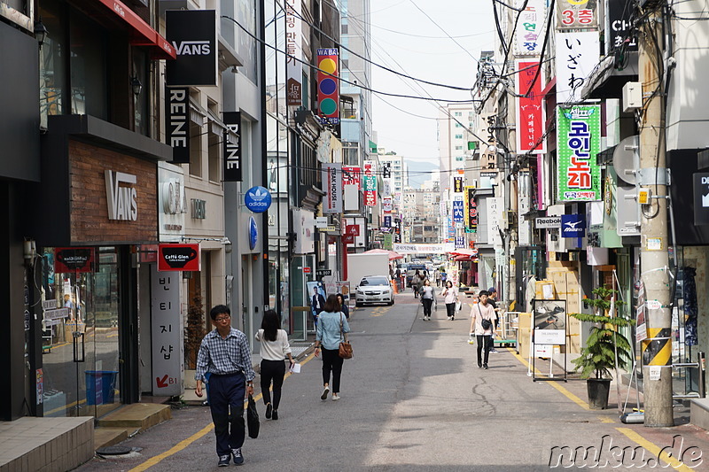 Eindrücke aus dem Stadtteil Bupyeong von Incheon, Korea