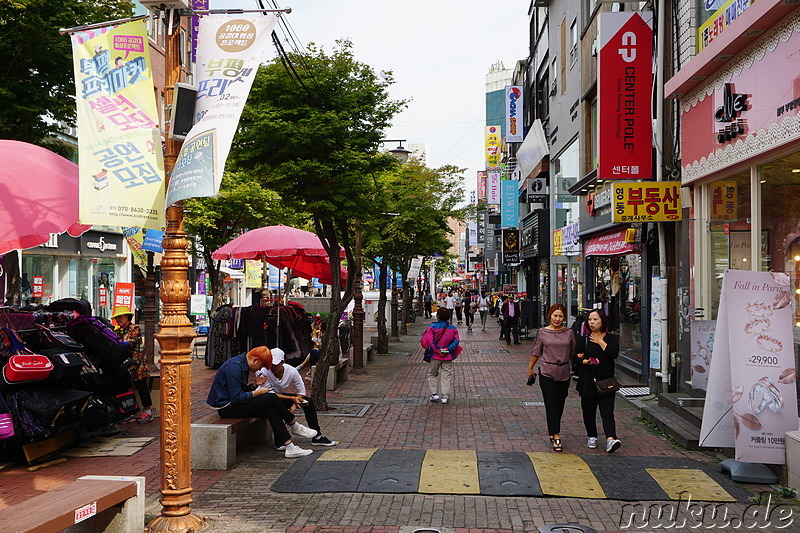 Eindrücke aus dem Stadtteil Bupyeong von Incheon, Korea