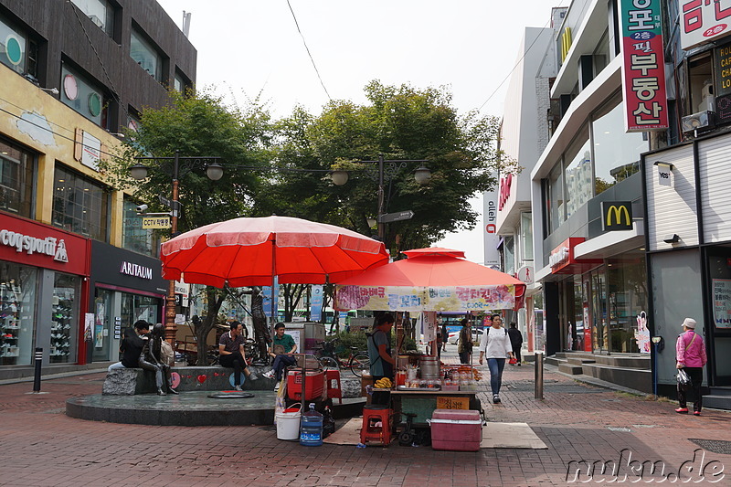 Eindrücke aus dem Stadtteil Bupyeong von Incheon, Korea