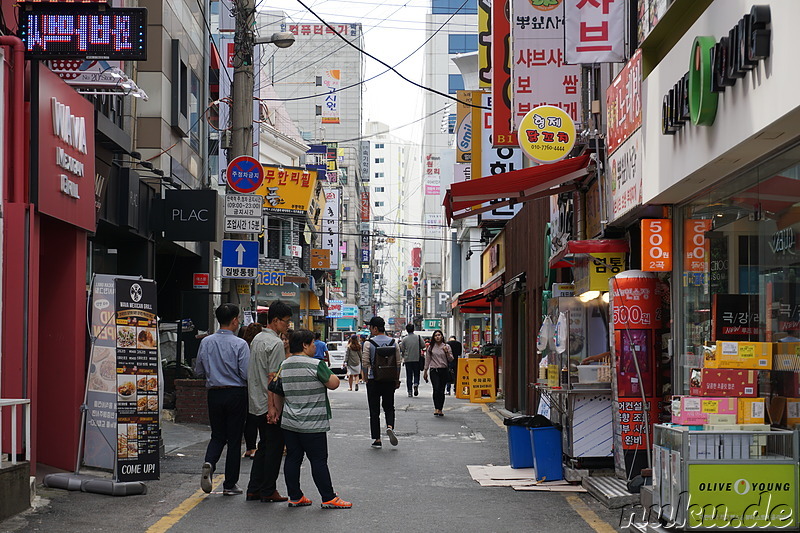 Eindrücke aus dem Stadtteil Bupyeong von Incheon, Korea