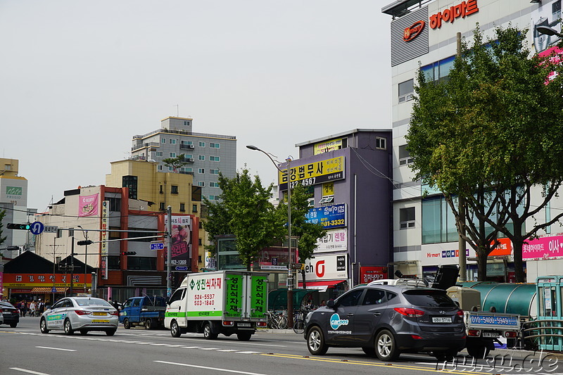 Eindrücke aus dem Stadtteil Bupyeong von Incheon, Korea