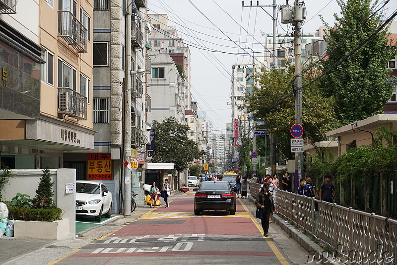 Eindrücke aus dem Stadtteil Bupyeong von Incheon, Korea