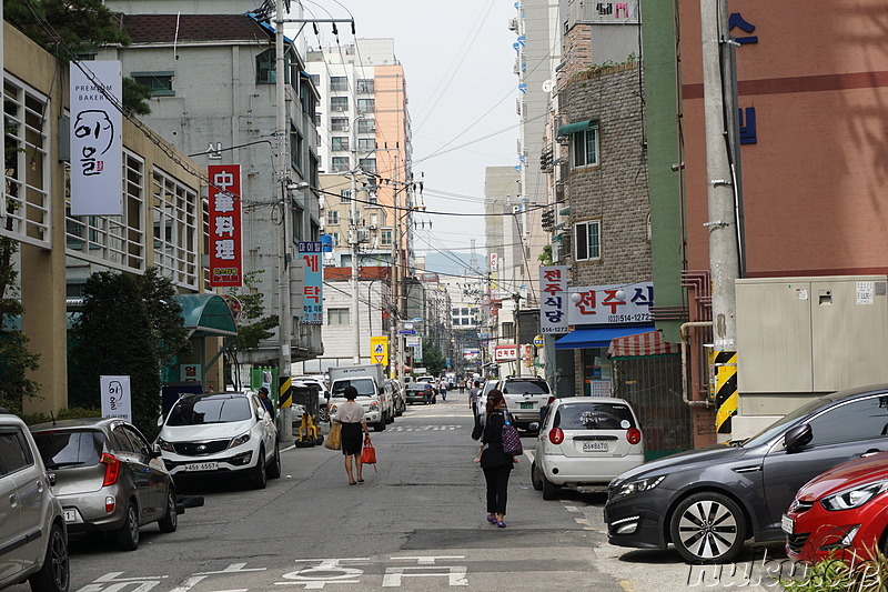 Eindrücke aus dem Stadtteil Bupyeong von Incheon, Korea