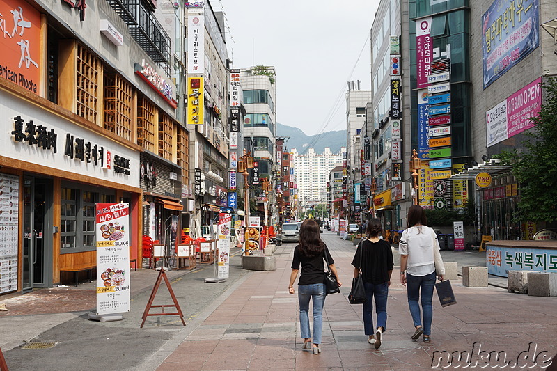 Eindrücke aus dem Stadtteil Nowon im Norden von Seoul, Korea