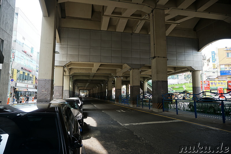 Eindrücke aus dem Stadtteil Nowon im Norden von Seoul, Korea