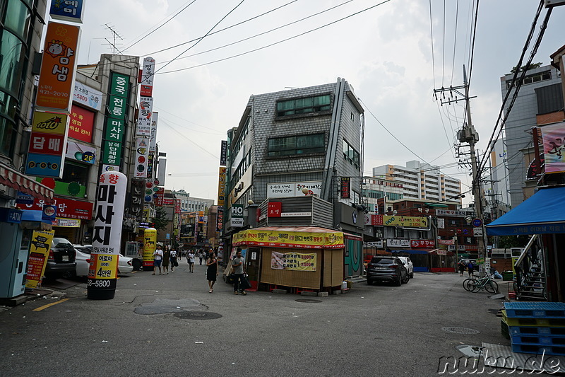 Eindrücke aus dem Stadtteil Nowon im Norden von Seoul, Korea