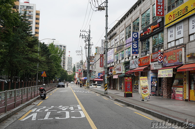 Eindrücke aus dem Stadtteil Nowon im Norden von Seoul, Korea